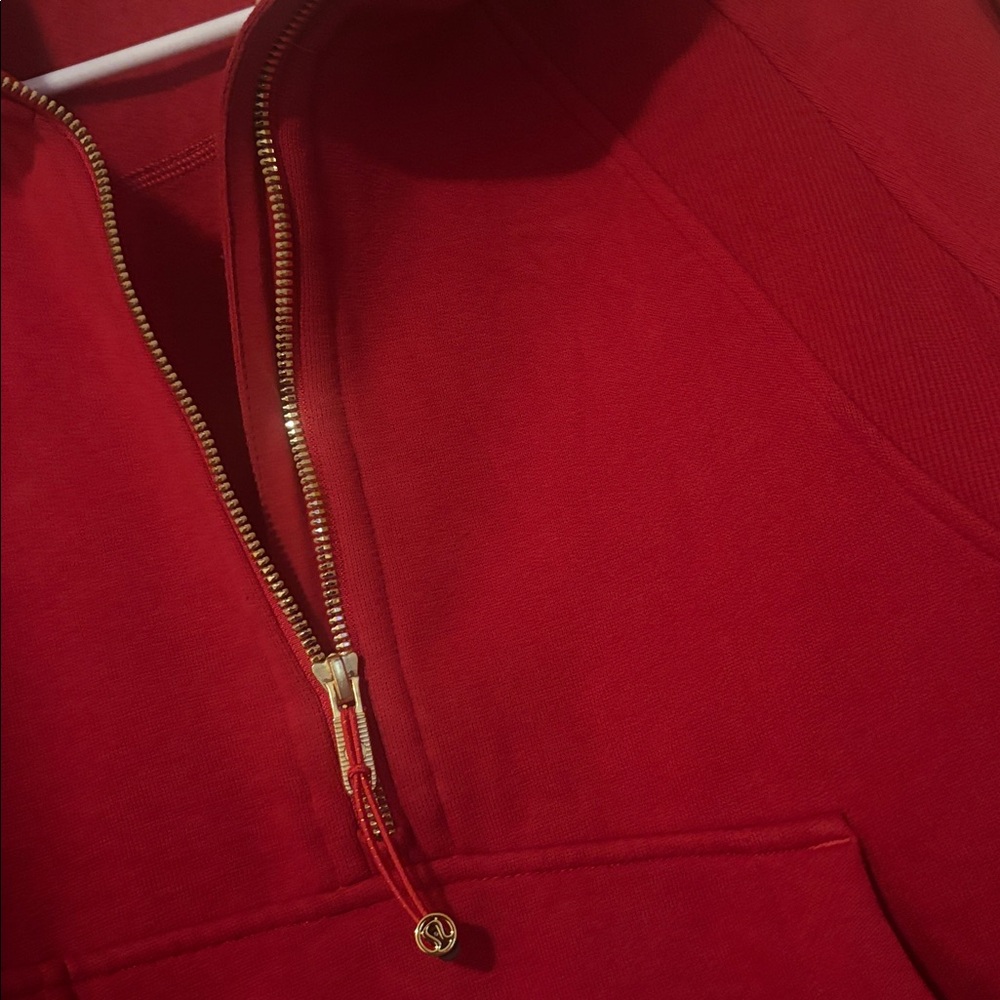 Lululemon Lunar New Year Scuba Oversized Funnel-Neck Half Zip
Dark Red - Picture 7 of 7